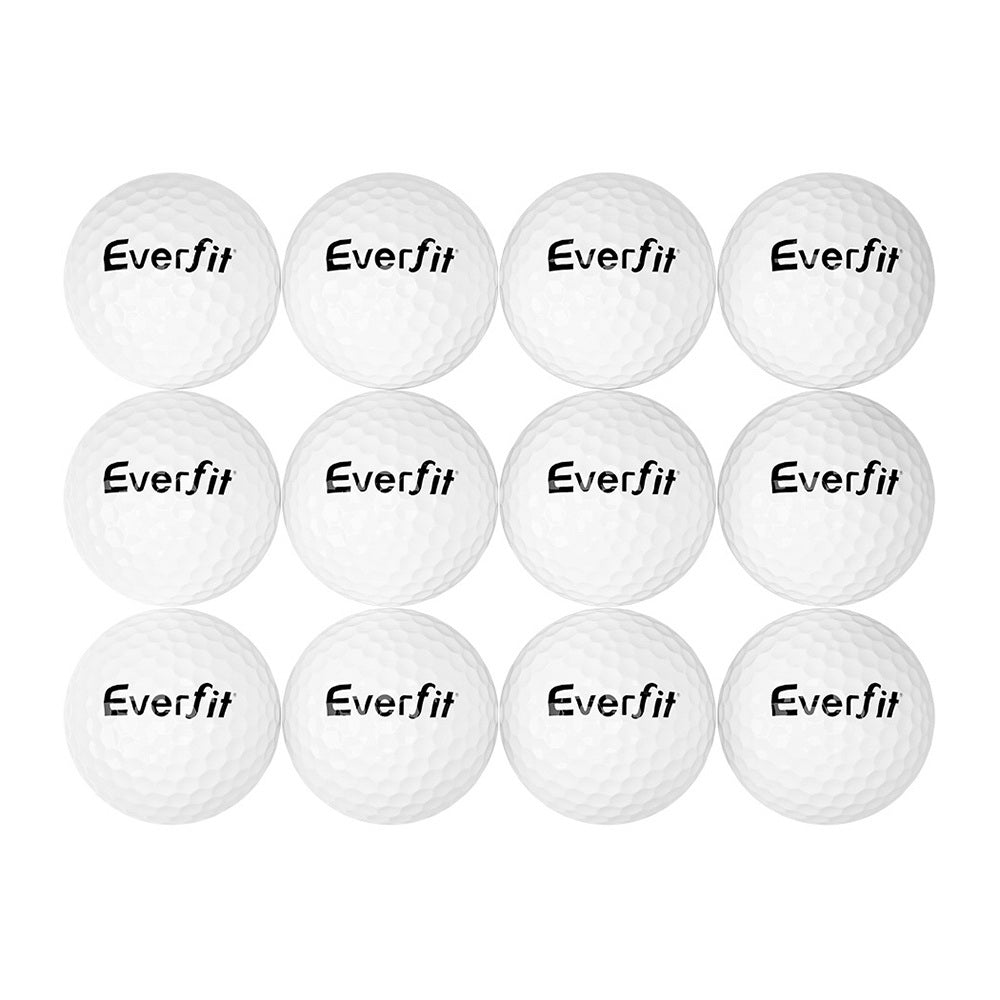 Everfit 12 Pack Kids Golf Balls for home practice, ideal for childrens training sessions.