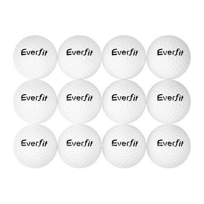 Everfit 12 Pack Kids Golf Balls for home practice, ideal for childrens training sessions.