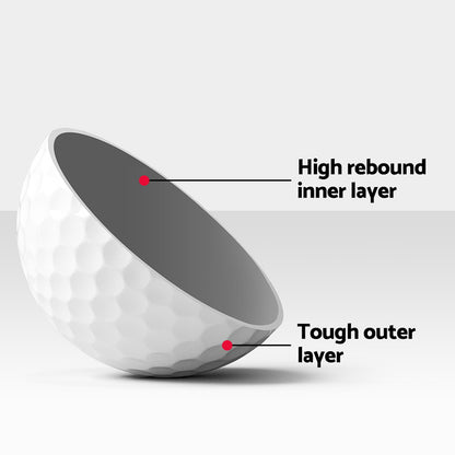 Everfit 12 Pack Kids Golf Balls for Home Training - Durable & Safe Practice Balls
