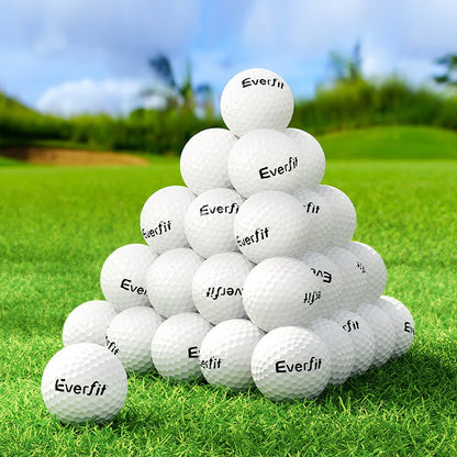 Colorful 36-pack practice golf balls set for kids training at home or outdoors.