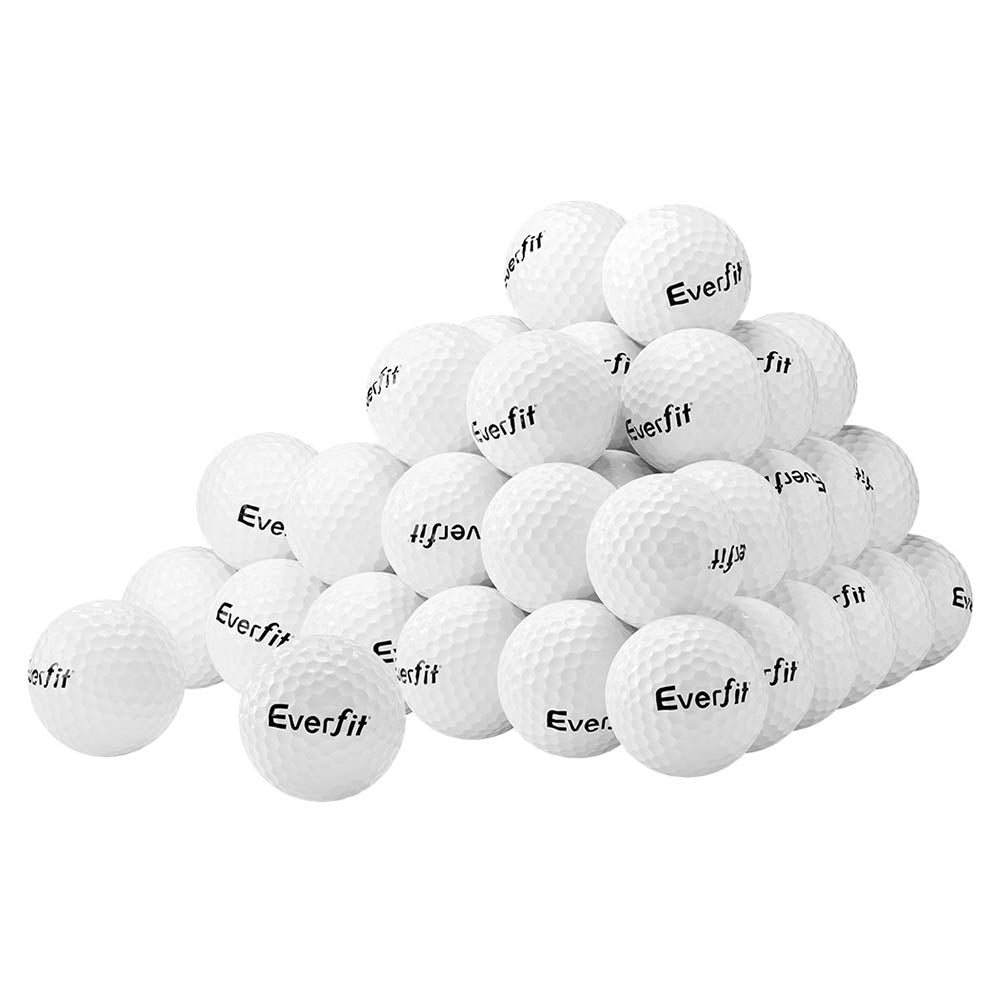 Kids golf ball set with 48pc for home practice, training, B(AA) rated for safe use.