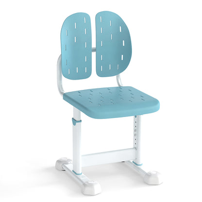 Blue Height Adjustable Kids Desk Chair | Double Back Support