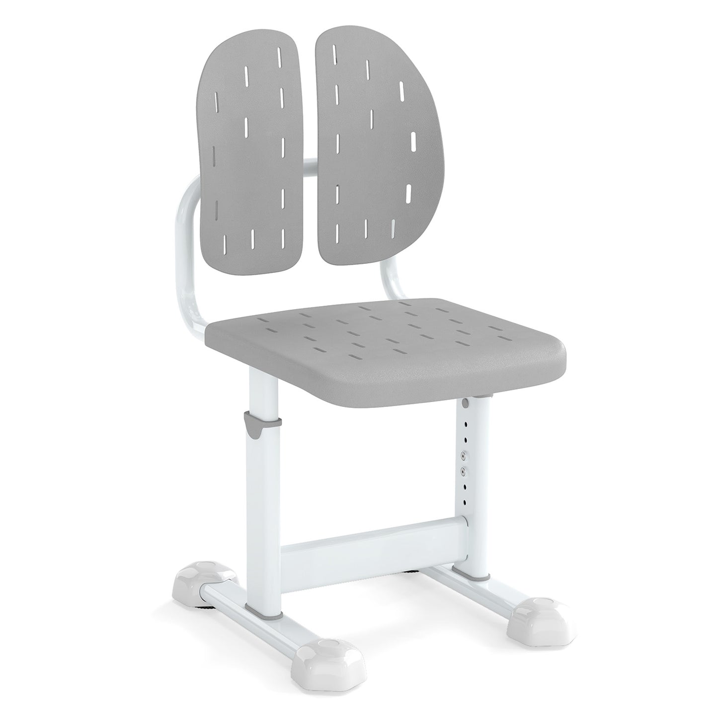 Height Adjustable Kids Chair with Double Back Support | Grey
