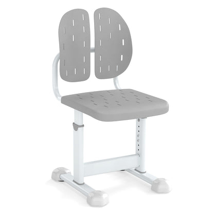 Height Adjustable Kids Chair with Double Back Support | Grey