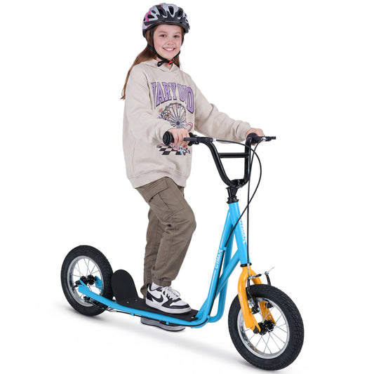 Navy Youth Scooter | Adjustable Height & Dual Handbrakes