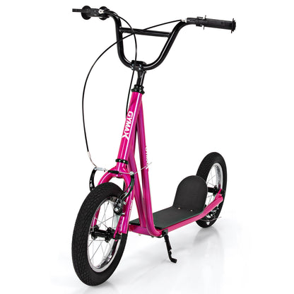 Pink Youth Scooter | Adjustable Height Dual Handbrakes Ages 8-12