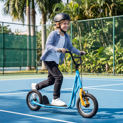 Navy Youth Scooter | Adjustable Height & Dual Handbrakes