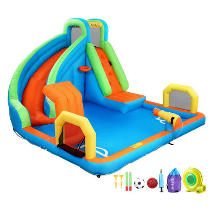 AirMyFun Kids Inflatable Pool Water Slide Cannon Splash Park