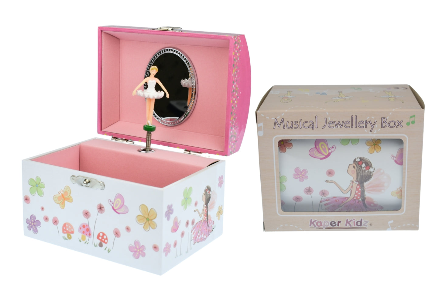 Music Box | Enchanting Pink Ballerina Dome with Melody