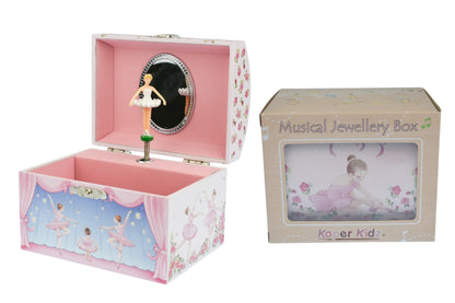 Rosabella Ballerina Dome Music Box | Pink Twirling Figurine