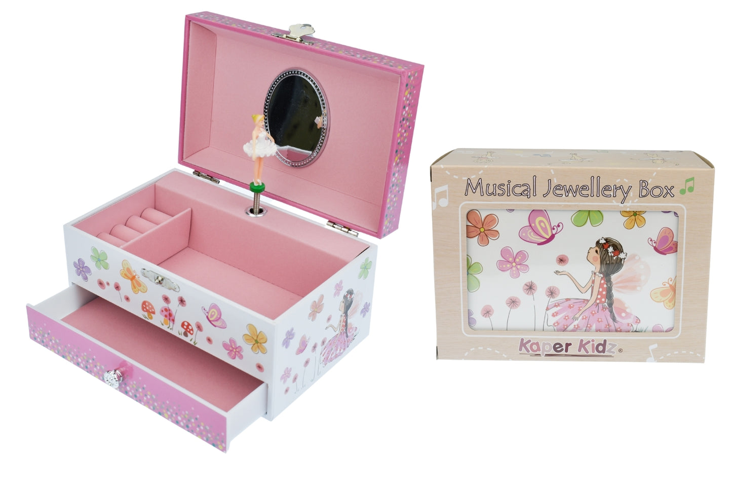 Daisy Belle Music Box | Enchanting Pink Ballerina Melody