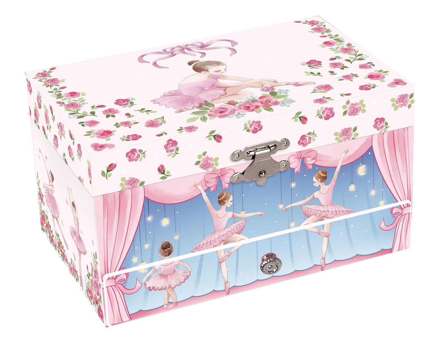 Rosabella Ballerina Music Box | Enchanting Pink Swan Lake Melody