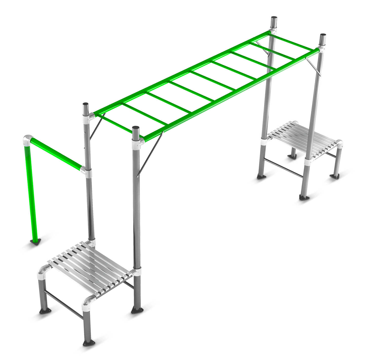 Junior Jungle Monkey Bars | Durable outdoor playground set for kids, perfect for backyard fun.