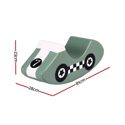 Keezi Kids Climbing Blocks Foam Toddler Playset Soft Indoor Climbing Toy Rocker Green