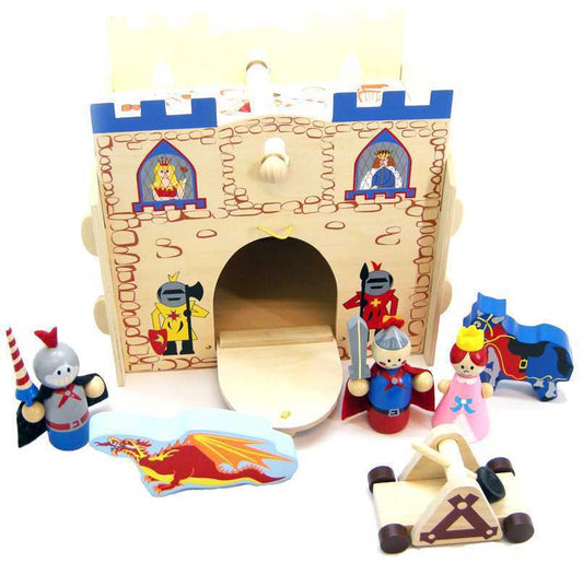 Medieval-themed Kingdom Toy Play Set for imaginative home play, perfect for kids creative adventures.