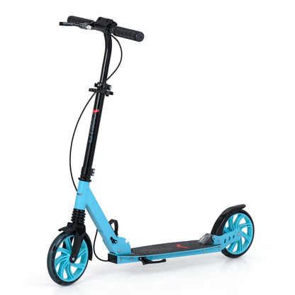 Blue Kids Kick Scooter | Light Up Wheels & Adjustable Height