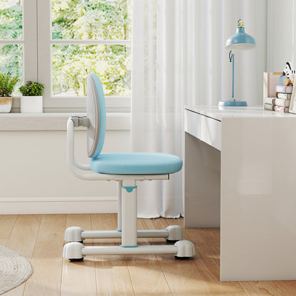 Blue Kids Desk Chair | Adjustable Height & Dual Back Support
