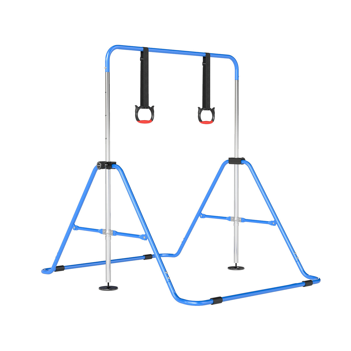 Kids Gymnastic Horizontal Bar | 4 Heights Navy Blue Training Bar