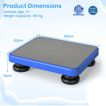 Kids Blue Mini Trampoline Rebounder 60x50cm