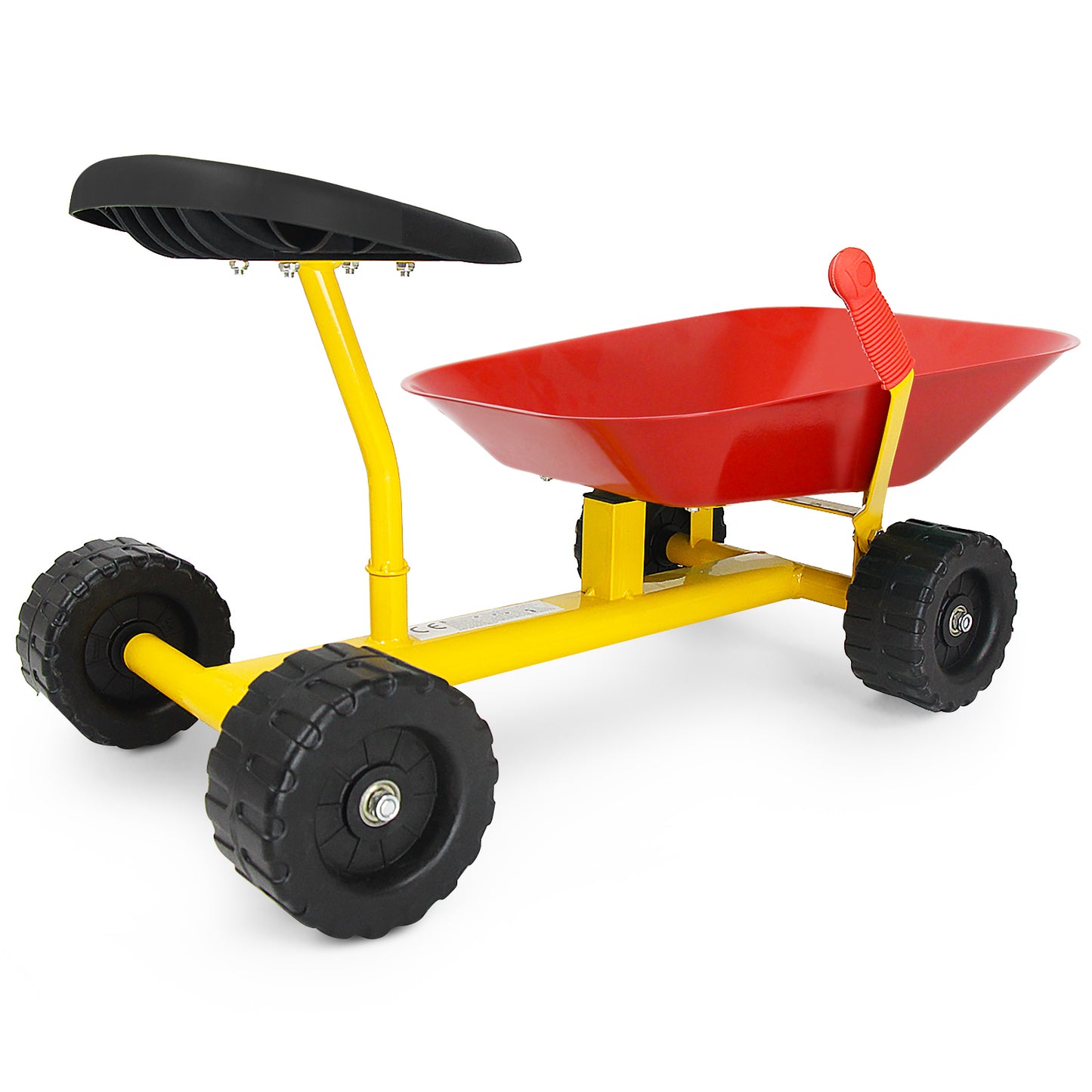 Red Kids Ride On Sand Dumper | Heavy Duty Carbon Steel 50kg