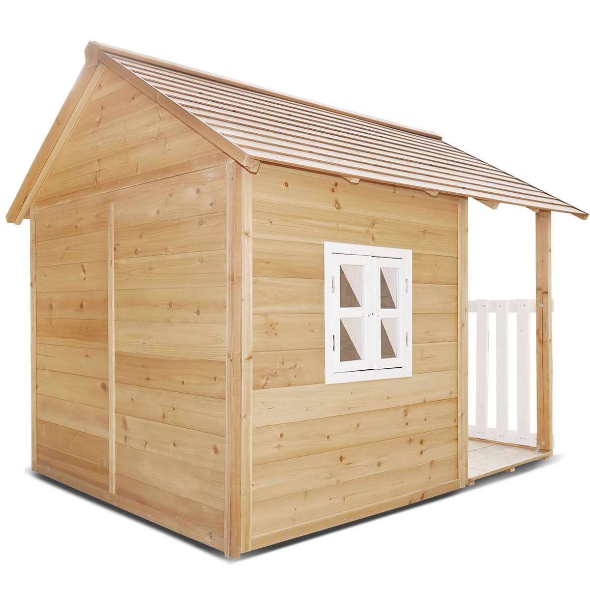 Archie Wooden Cubby House by Lifespan Kids, perfect for outdoor play and imaginative fun.