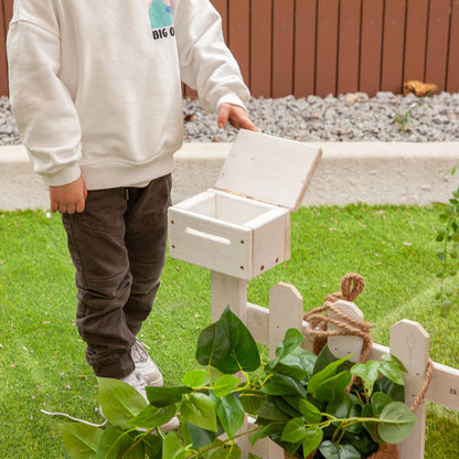 Teddy Cubby House | Natural Timber with Floor & Picket Fence