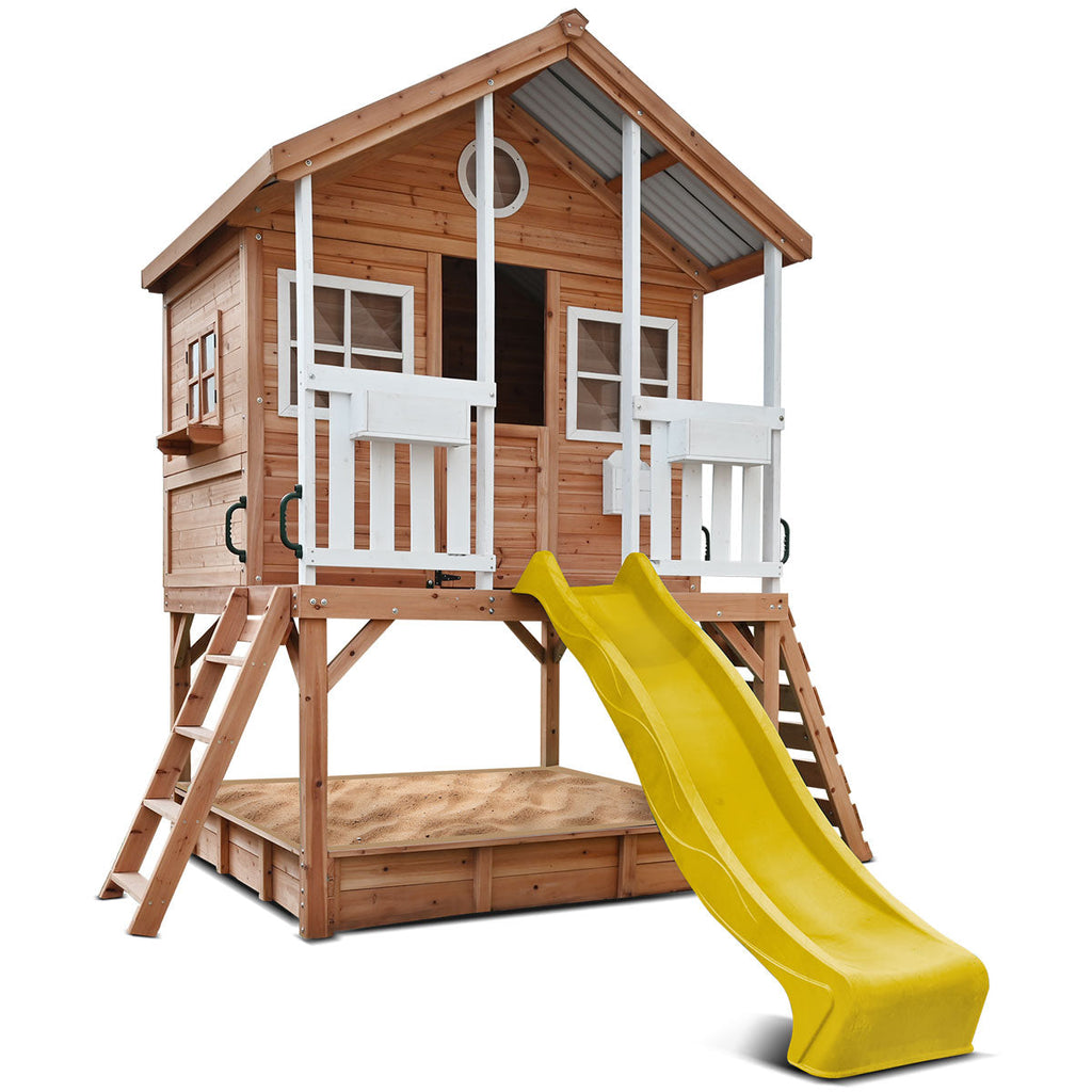 Wooden Playhouse Fun Outdoor Kids Play Area for Home