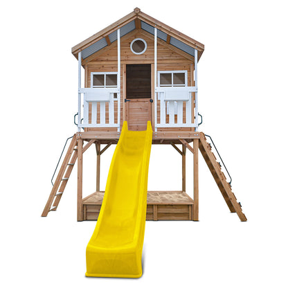 Winchester Cubby House | 1.45m Elevated Platform & 3m Yellow Slide