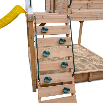 Winchester Cubby House | 1.45m Elevated Platform & 3m Yellow Slide