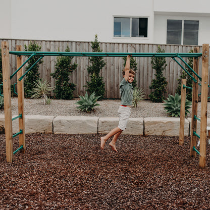 Premium 3.0m Monkey Bar Set for Backyard Play by Lifespan Kids - Safe and Fun.