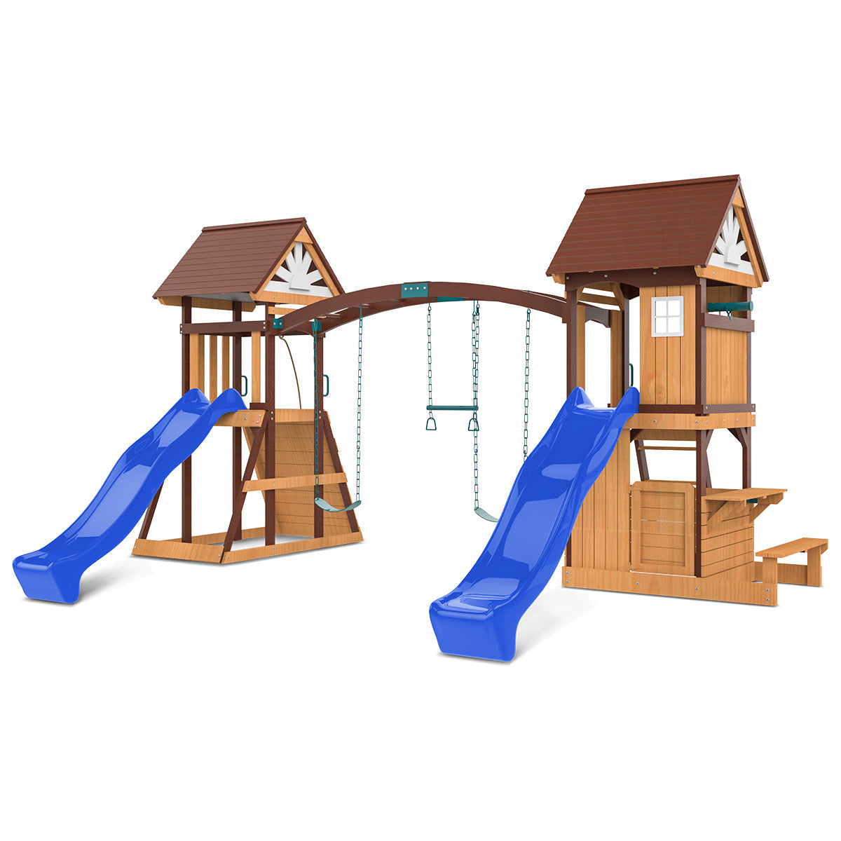 Lifespan Kids Armadale Play Centre with dual 2.2m blue slides