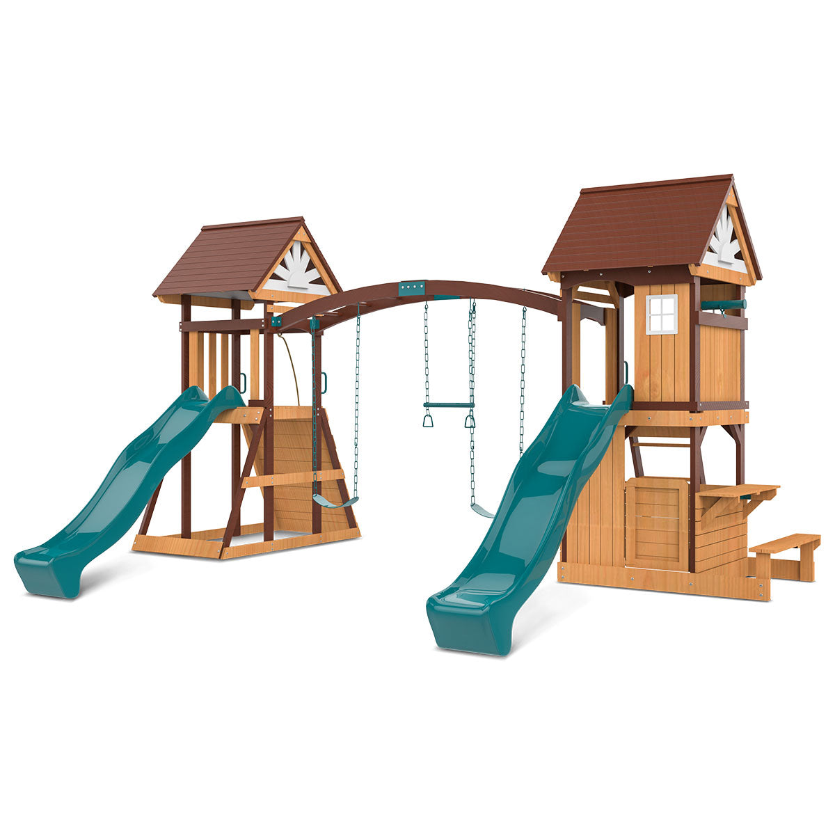 Lifespan Kids Armadale Play Centre with dual 2.2m green slides