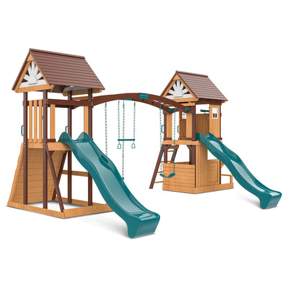 Armadale Play Centre's curved swing beam and arched monkey bars