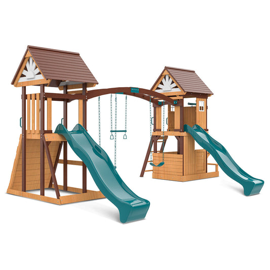 Armadale Play Centre's curved swing beam and arched monkey bars