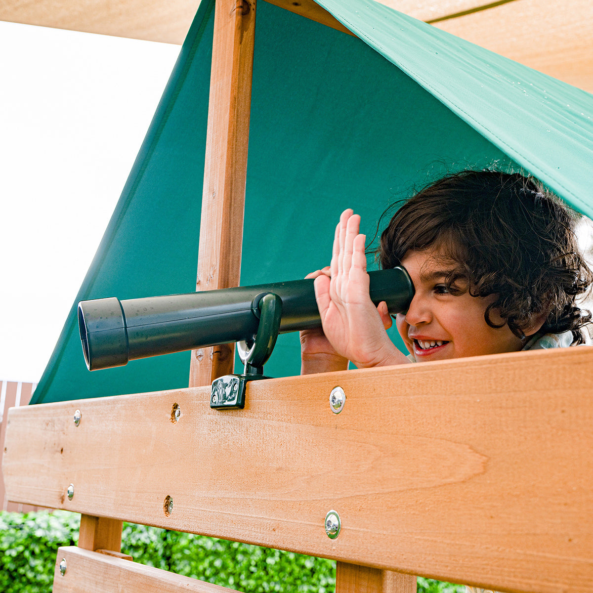 Birmingham Play Centre with telescope and green slide perfect for kids