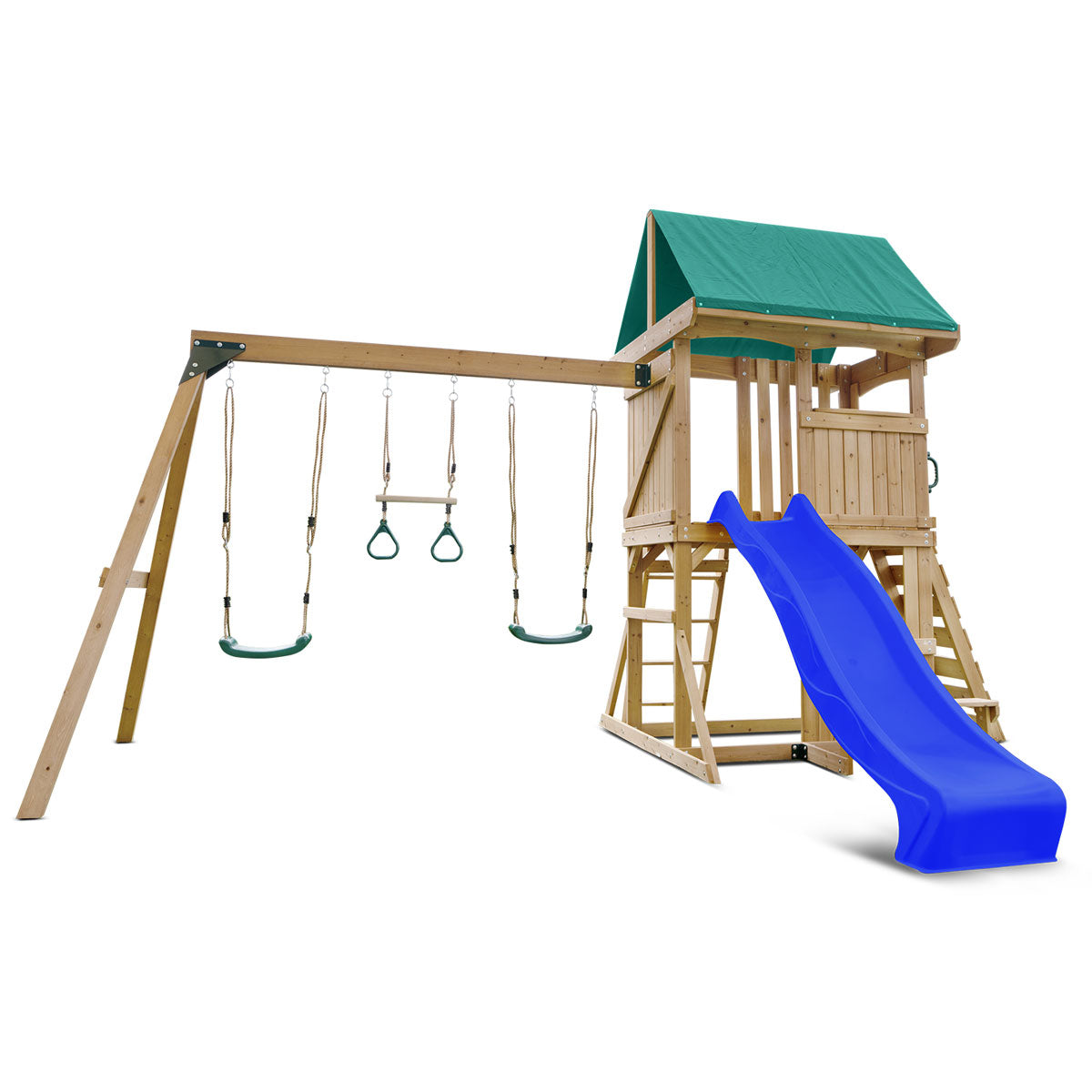 Lifespan Kids Carindale Play Centre with blue slide and swings