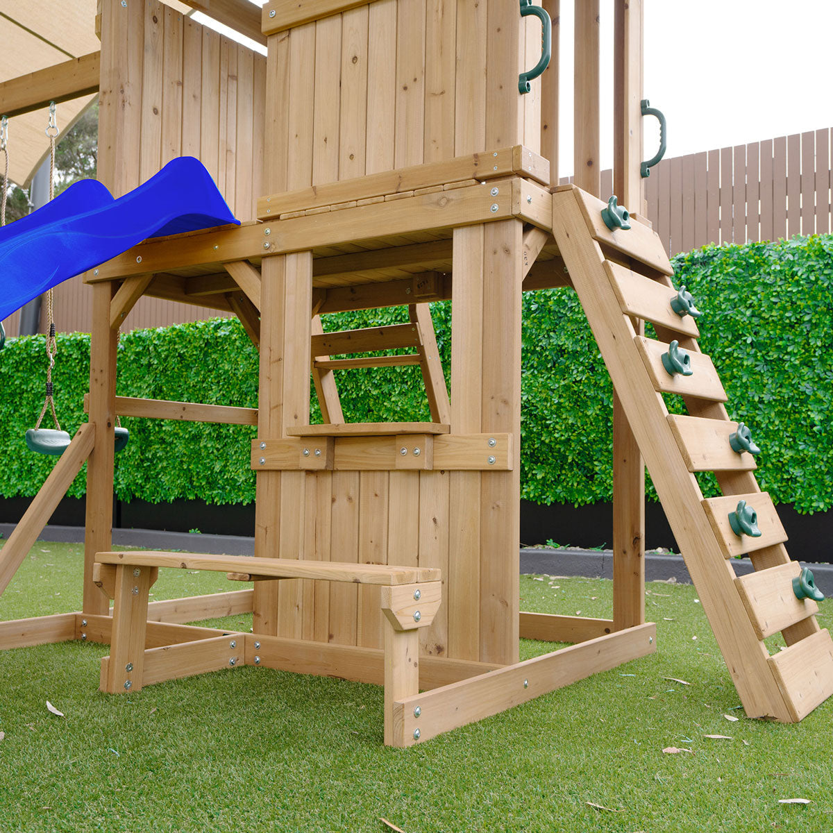 Carindale Play Centre with Swings and Blue Slide