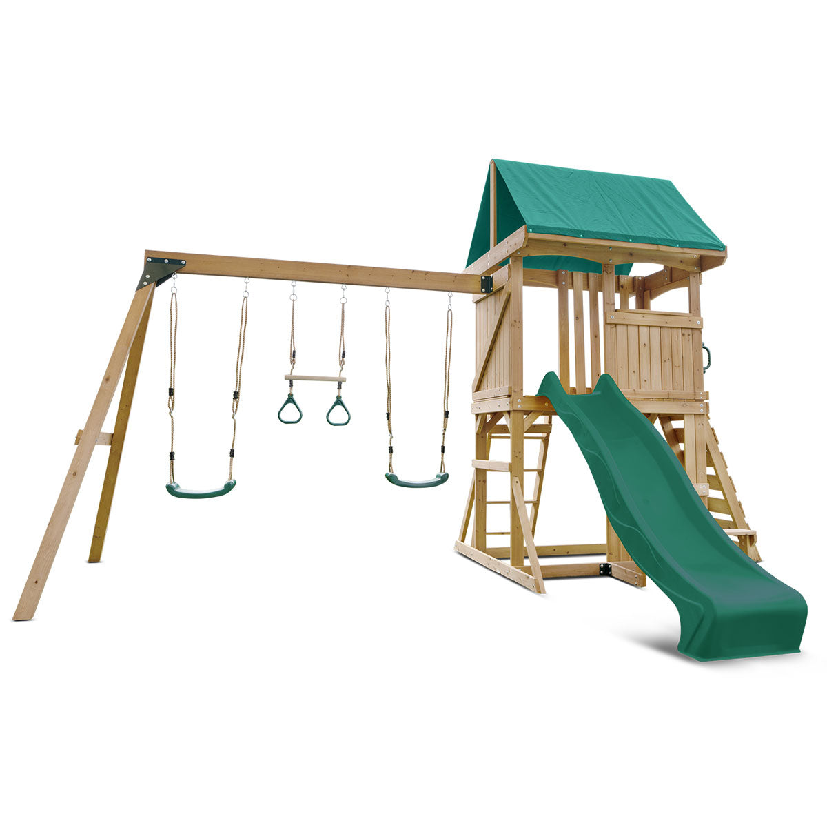 Lifespan Kids Carindale Play Centre with green slide and swings