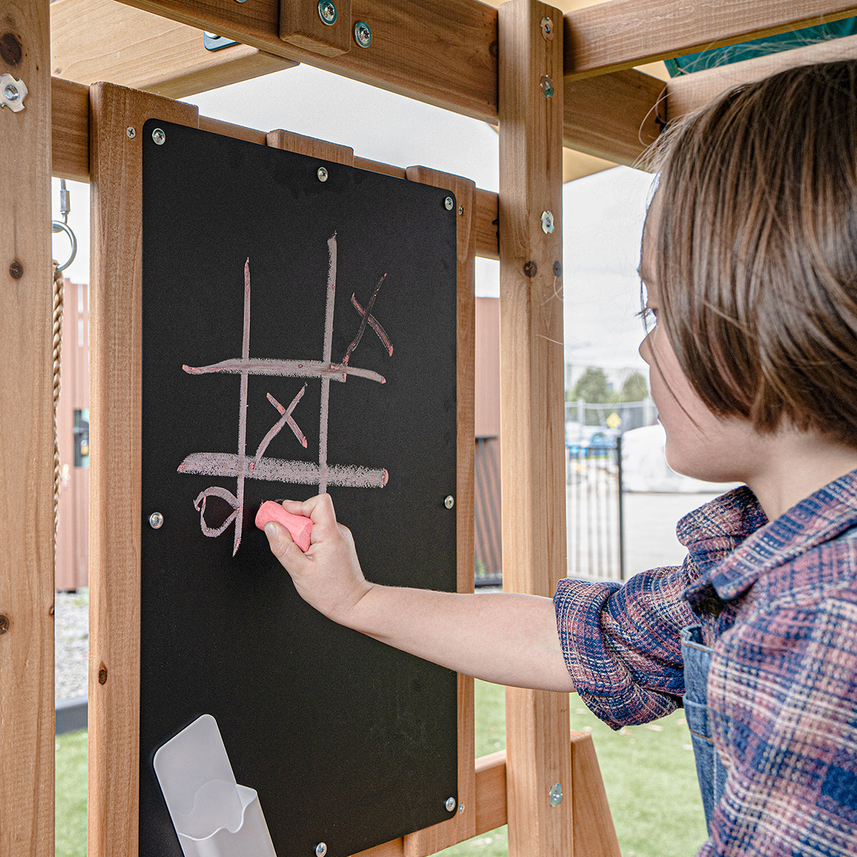 Chalkboard for creative play on the Lifespan Kids Greenvale Play Centre