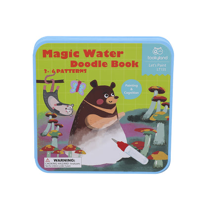 Tookyland Magic Water Doodle Book | Mess Free Art for Kids