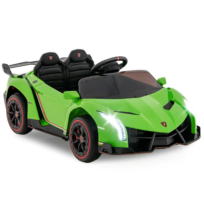 Green Licensed Lamborghini Kids Ride-On Car | 12V 4WD