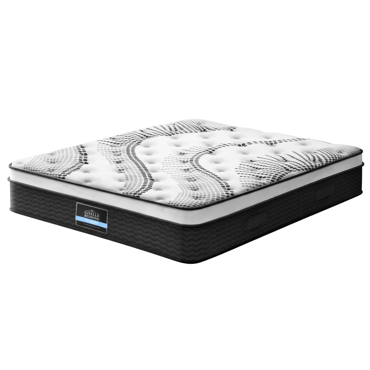 Giselle Bedding Como Euro Top Pocket Spring Mattress 32cm Thick Queen
