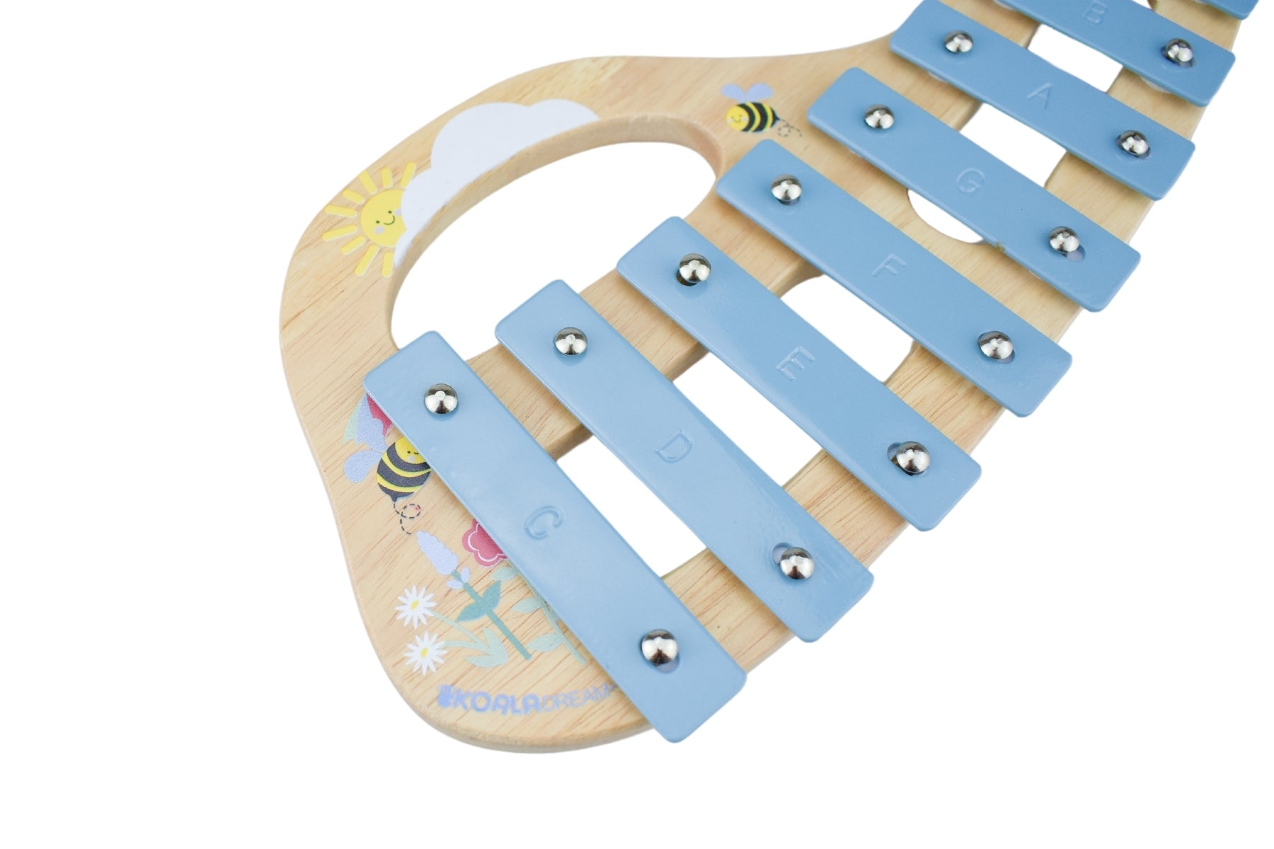 Koala Dream Buzzy Bee Wooden Xylophone for Kids, perfect musical toy for budding musicians.