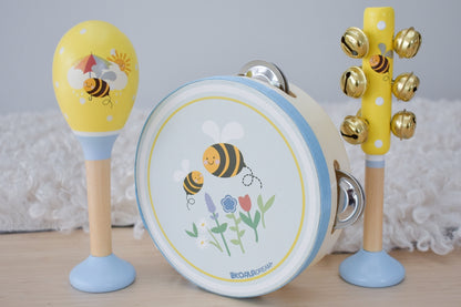 Koala Dream Buzzy Bee Kids Musical Instrument Set  3 Pieces for Home Play