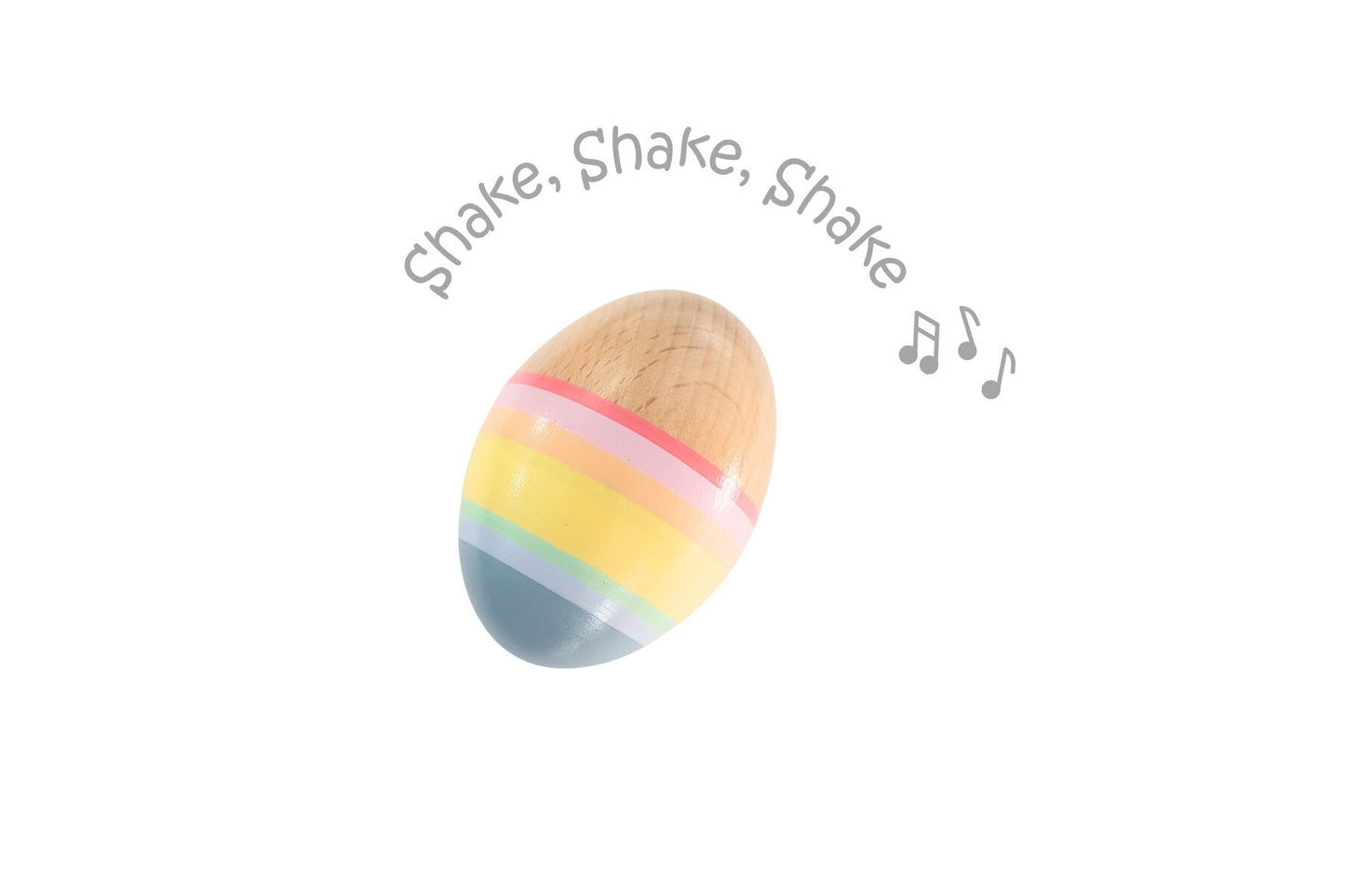 Koala Rainbow Beech Wood Egg Shaker Maraca | Musical Toy
