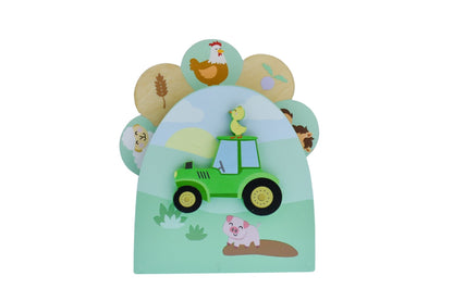 Farm Friends Spin Along Music Box