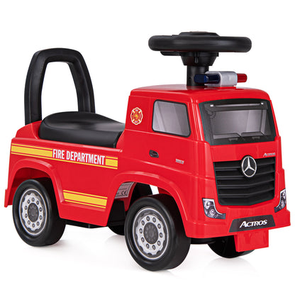 Mercedes-Benz Kids Ride On Fire Engine Truck | Red Foot To Floor