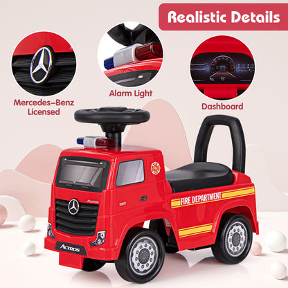 Mercedes-Benz Kids Ride On Fire Engine Truck | Red Foot To Floor