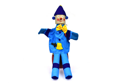 Kaper Kidz Tin Man Wooden Hand Puppet for Kids