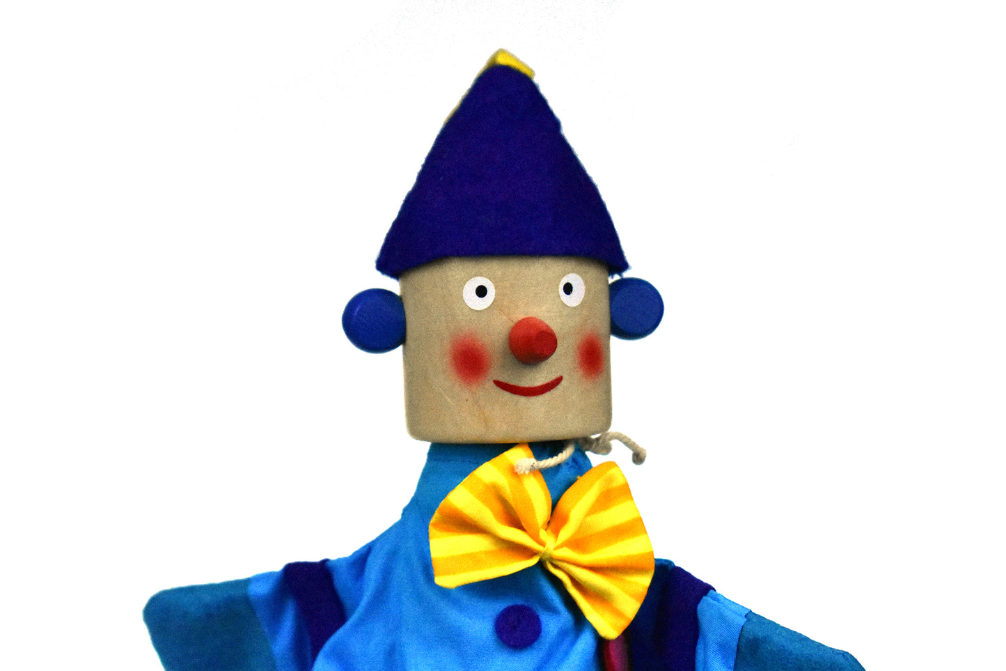 Kaper Kidz Tin Man Wooden Hand Puppet for Kids